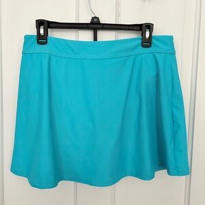 Women’s Aqua Blue Skort Swimsuit Bottoms - Unbranded